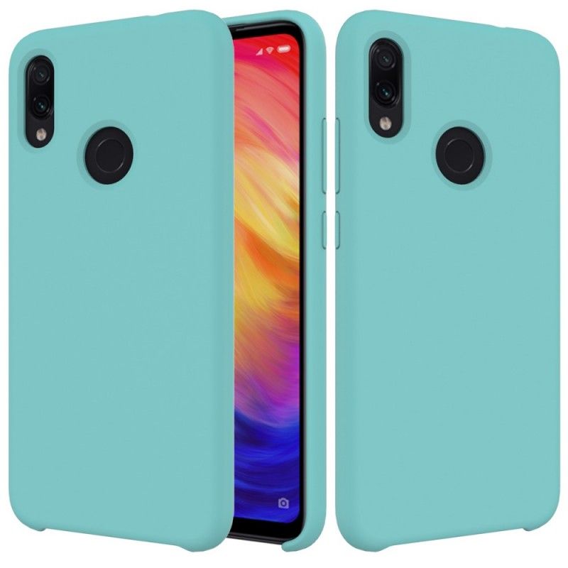 Kuori Xiaomi Redmi Note 7 Valkoinen Musta Silikonineste Suojakuori