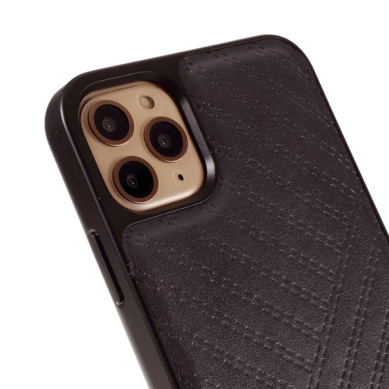 Case Kuoret iPhone 11 Pro Max Harmaa Musta Puhelinkuoret Muturaalisella Merkkijonolla