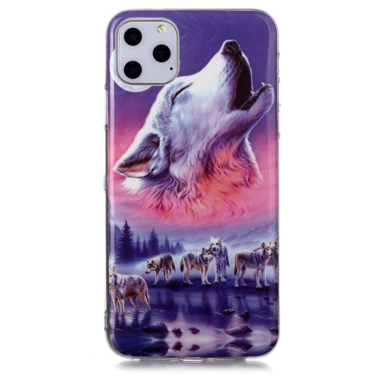 Case Kuoret iPhone 11 Pro Max Puhelinkuoret Fluoresoiva Susi