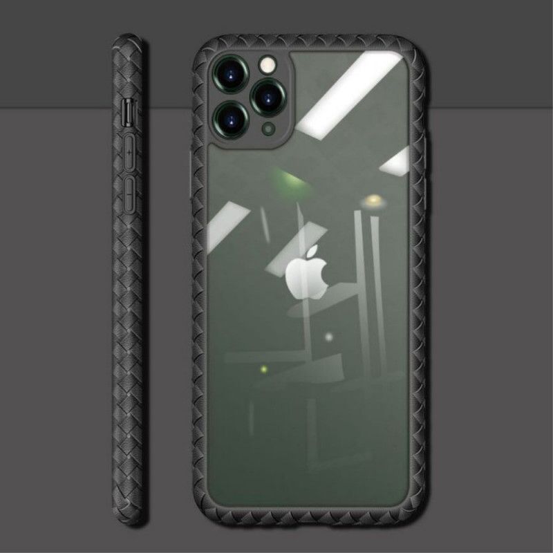 Case Kuoret iPhone 11 Pro Max Puhelinkuoret Kudotut Tekstuurireunat