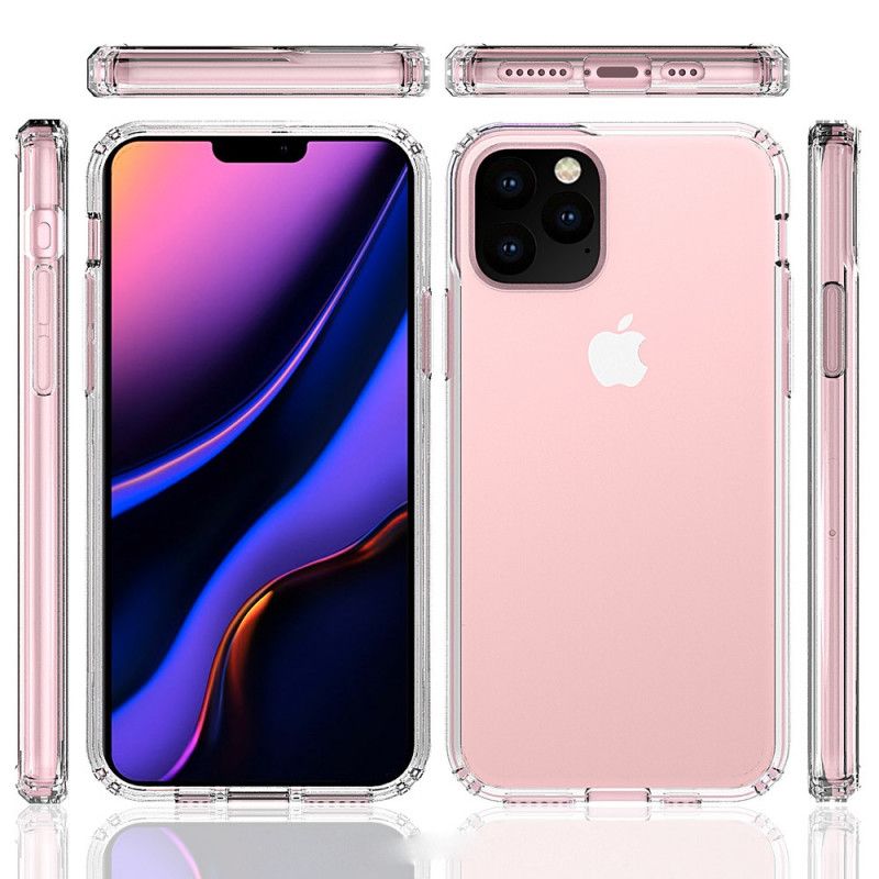 Case Kuoret iPhone 11 Pro Max Puhelinkuoret Läpinäkyvä Hybridimalli