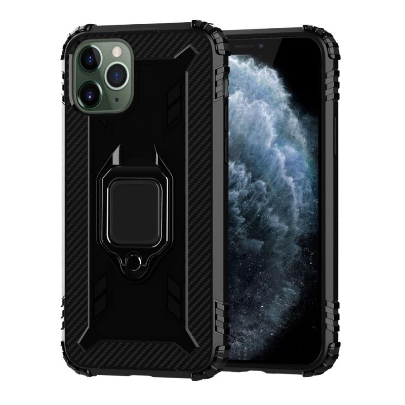 Case Kuoret iPhone 11 Pro Max Puhelinkuoret Rengas Ja Hiilikuitu