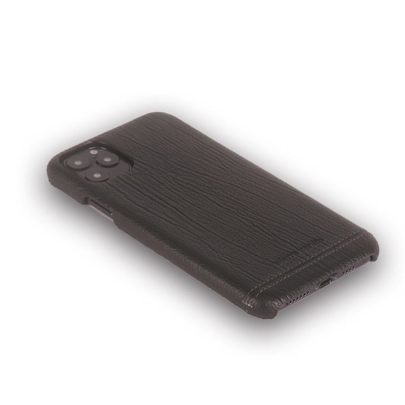 Case Kuoret iPhone 11 Pro Max Punainen Musta Puhelinkuoret Aitoa Nahkaa Pierre Cardin