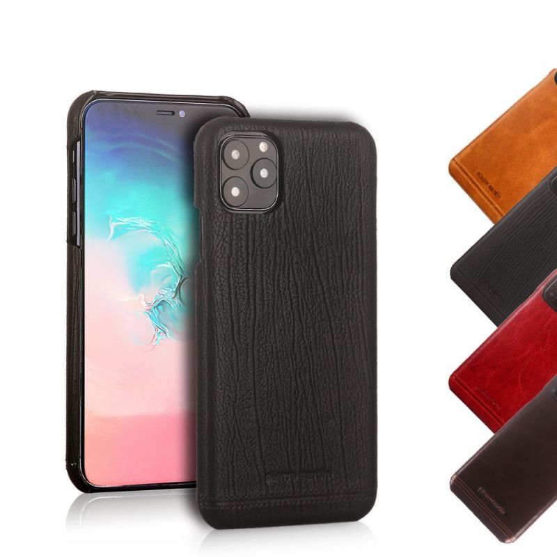 Case Kuoret iPhone 11 Pro Max Punainen Musta Puhelinkuoret Aitoa Nahkaa Pierre Cardin