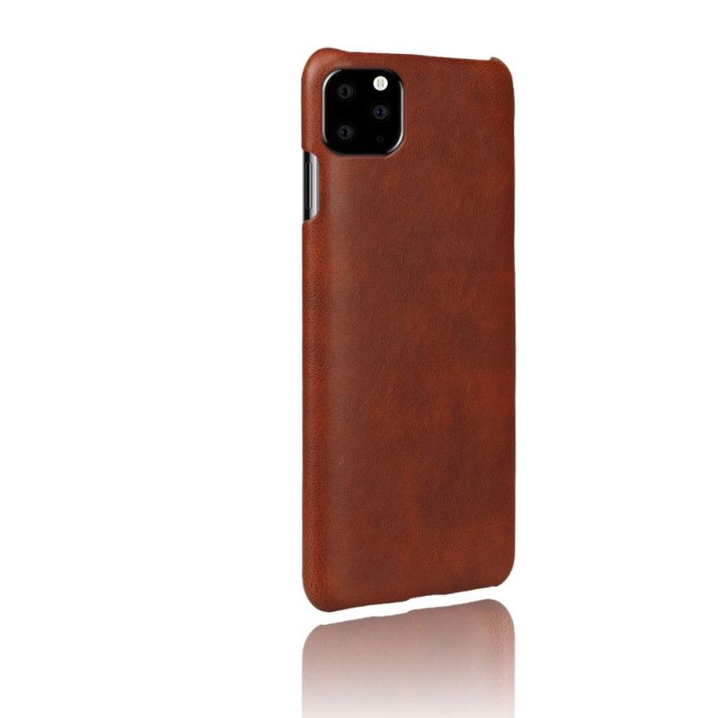 Case Kuoret iPhone 11 Pro Max Punainen Musta Puhelinkuoret Nahkatyyli