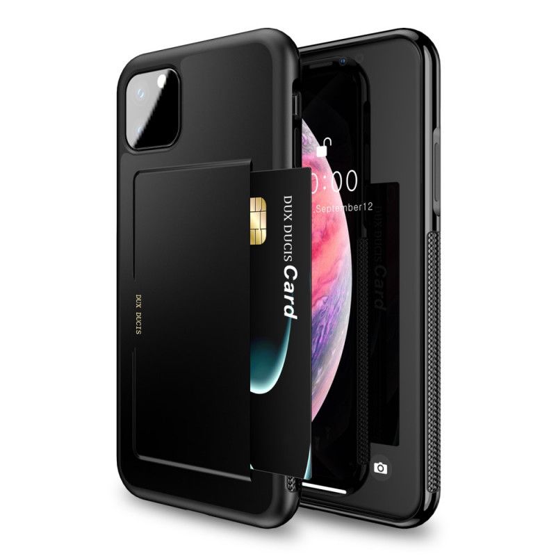 Case Kuoret iPhone 11 Pro Max Punainen Puhelinkuoret Dux-Ducis-Kortin Haltija