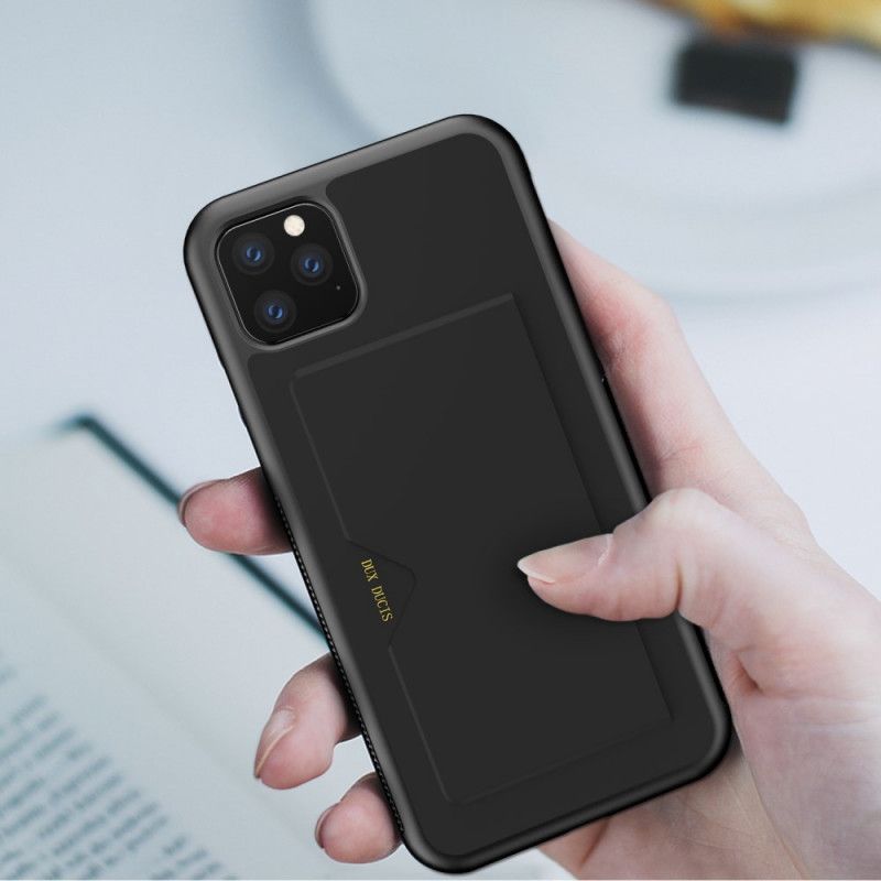 Case Kuoret iPhone 11 Pro Max Punainen Puhelinkuoret Dux-Ducis-Kortin Haltija