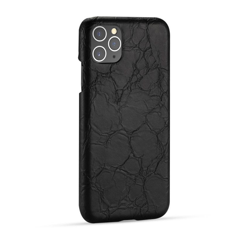 Case Kuoret iPhone 11 Pro Max Ruskea Musta Puhelinkuoret Krokotiilin Ihon Rakenne