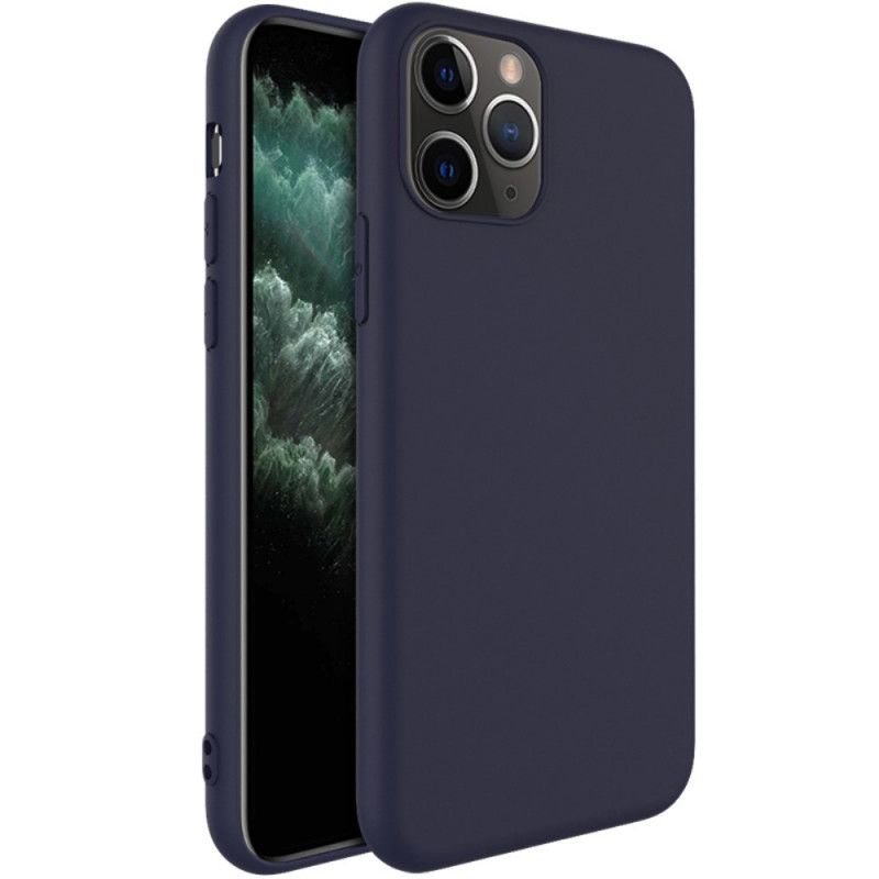 Case Kuoret iPhone 11 Pro Max Tummansininen Musta Puhelinkuoret Uc-1 -Sarjan Silikonimatto Imak