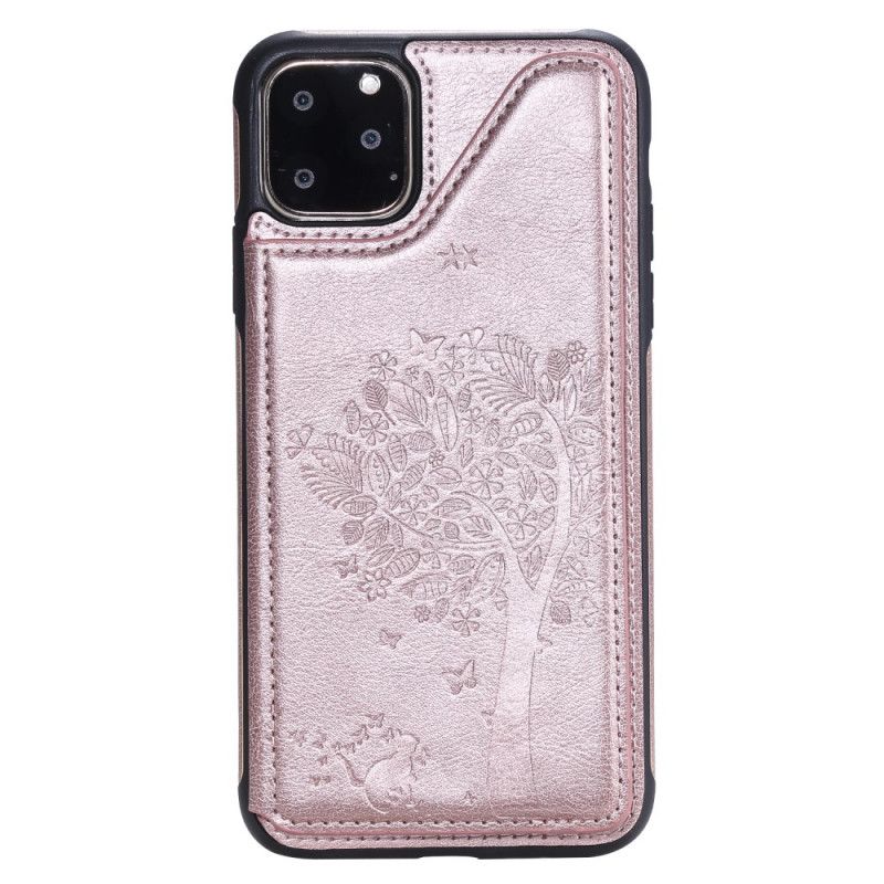 Case Kuoret iPhone 11 Pro Max Vaaleanpunainen Punainen Puhelinkuoret Monikäyttöinen Kissatulostus