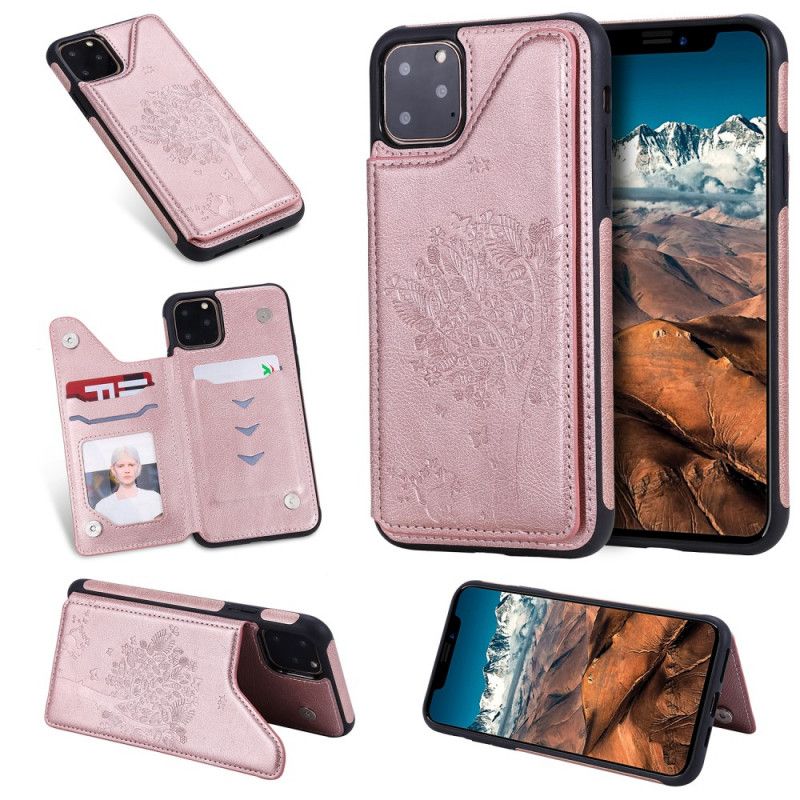 Case Kuoret iPhone 11 Pro Max Vaaleanpunainen Punainen Puhelinkuoret Monikäyttöinen Kissatulostus