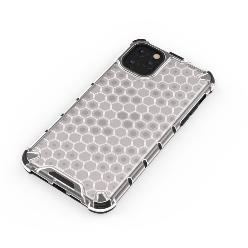 Case Kuoret iPhone 11 Pro Max Valkoinen Musta Puhelinkuoret Hunajakennotyyli