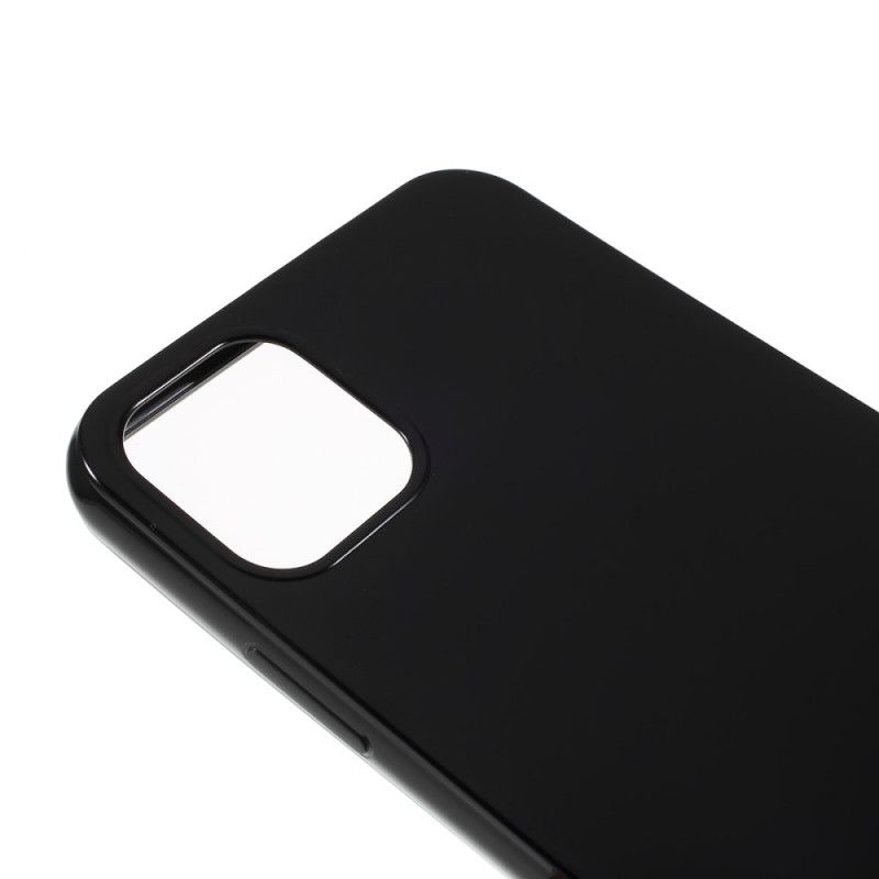 Case Kuoret iPhone 11 Pro Max Valkoinen Musta Puhelinkuoret Jäykkä Silikoni