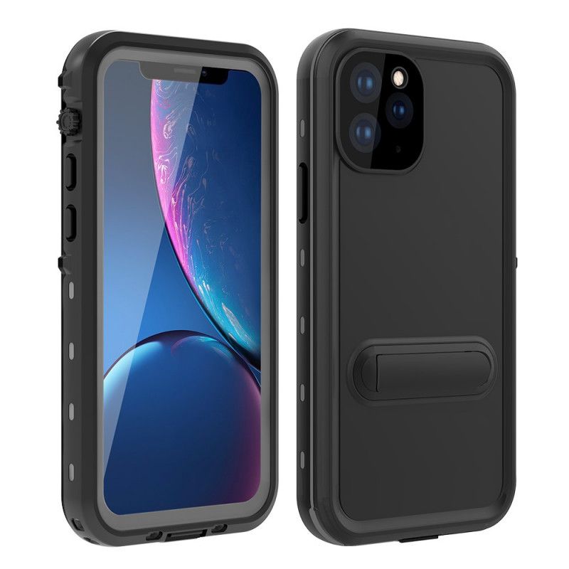 Case Kuoret iPhone 11 Pro Max Valkoinen Musta Puhelinkuoret Vedenpitävä. Paprikatuella