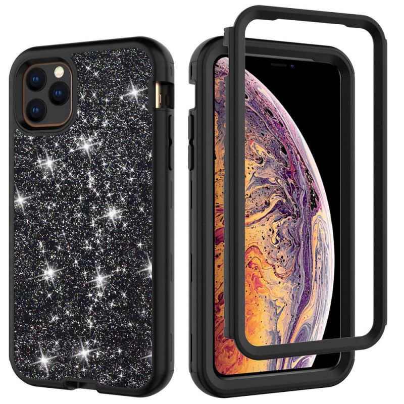 Case Kuoret iPhone 11 Pro Max Violetti Musta Puhelinkuoret Hybridikimalle