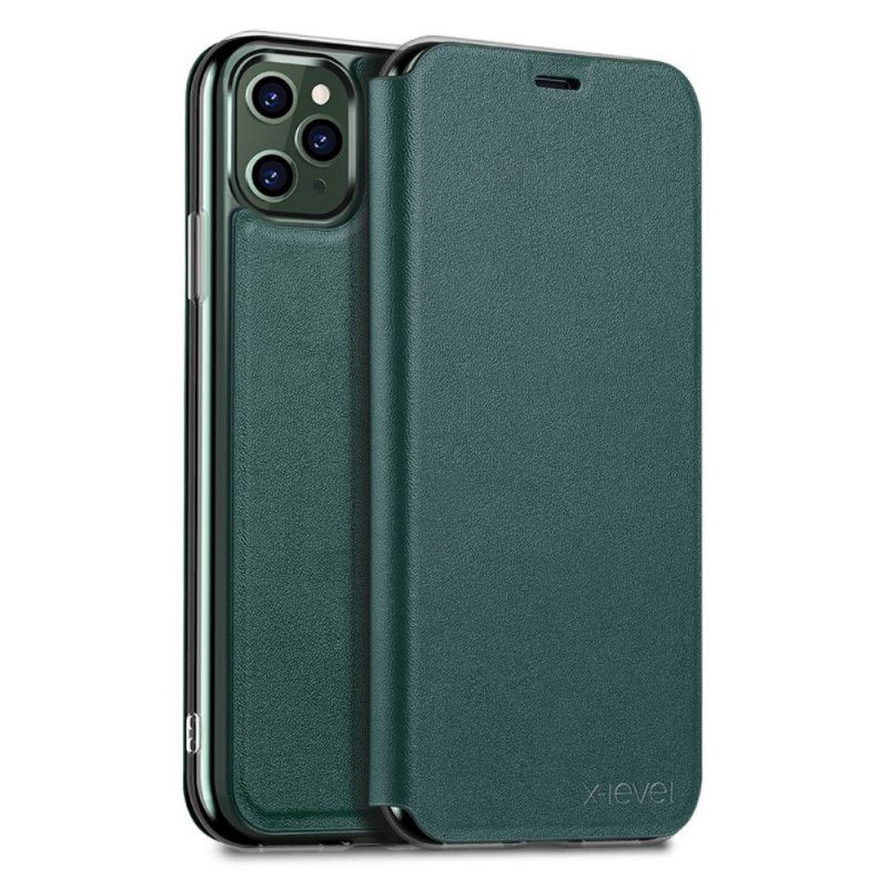 Flip Kotelot iPhone 11 Pro Max Oranssi Musta Shandoo-Sarjan X-Taso