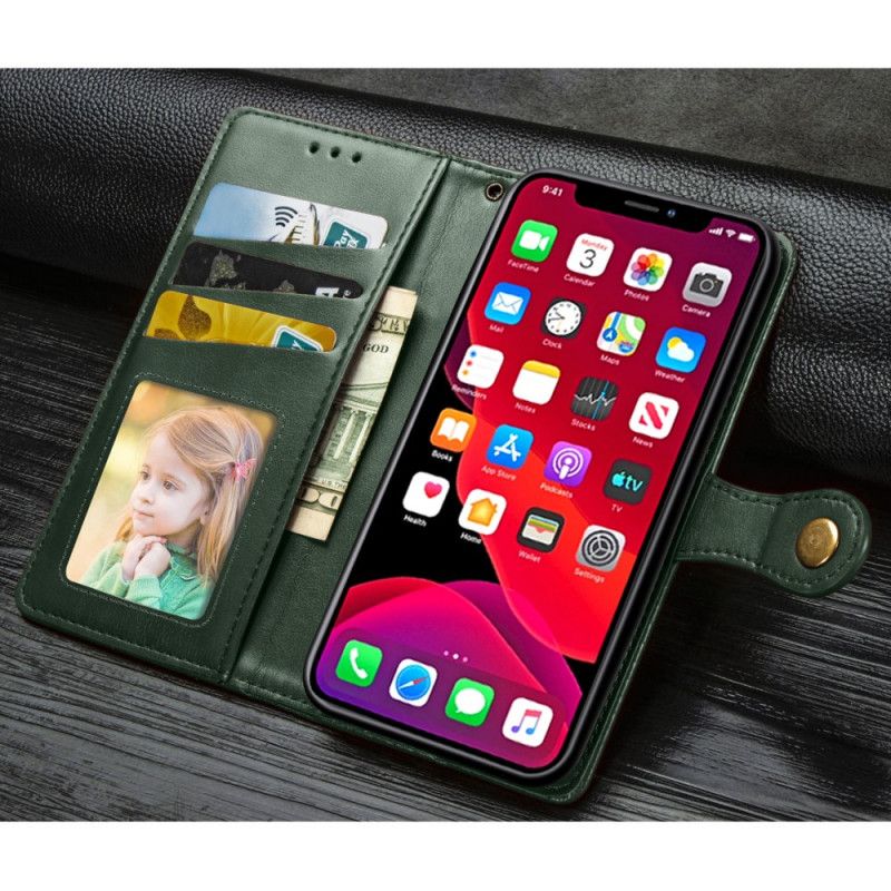 Kotelot iPhone 11 Pro Max Punainen Musta Ensiluokkainen Muotoilu