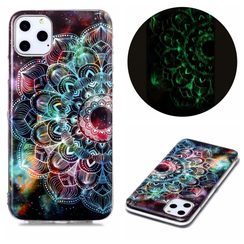 Kuori iPhone 11 Pro Max Fluoresoiva Kukka-Esitys