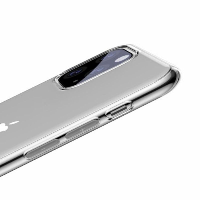 Kuori iPhone 11 Pro Max Läpinäkyvä Musta Yksinkertainen Baseus-Sarja Suojakuori