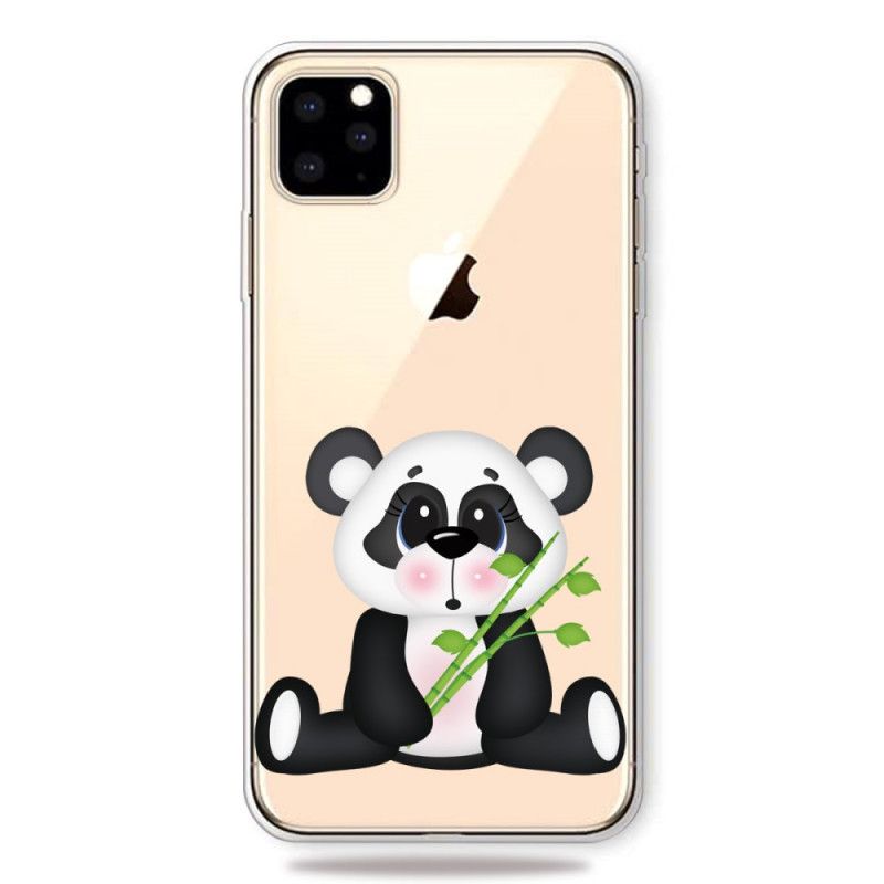 Kuori iPhone 11 Pro Max Läpinäkyvä Surullinen Panda