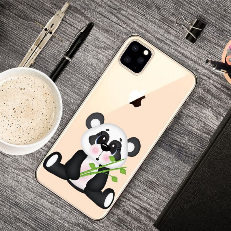 Kuori iPhone 11 Pro Max Läpinäkyvä Surullinen Panda