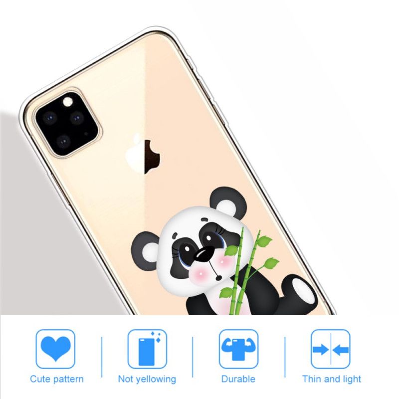 Kuori iPhone 11 Pro Max Läpinäkyvä Surullinen Panda