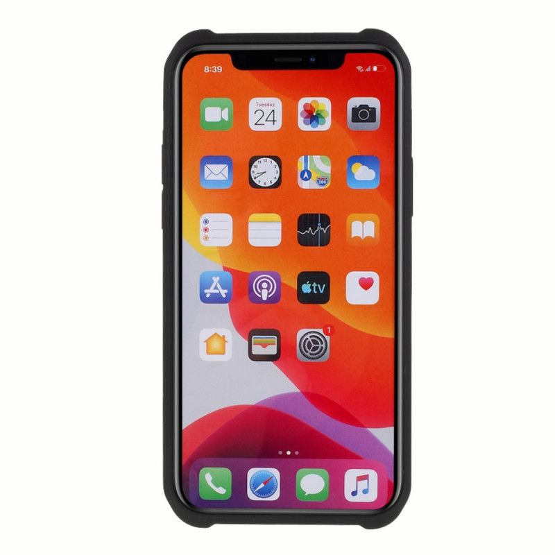 Kuori iPhone 11 Pro Max Puhelinkuoret Karkaistu Lasi Ja Silikoni Kalvolla