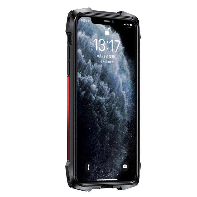 Kuori iPhone 11 Pro Max Punainen Musta Erittäin Vahva Joustava