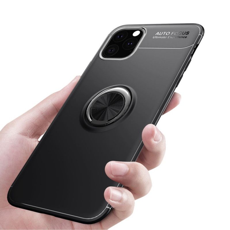 Kuori iPhone 11 Pro Max Punainen Musta Lenuo-Magneettirengas Suojakuori