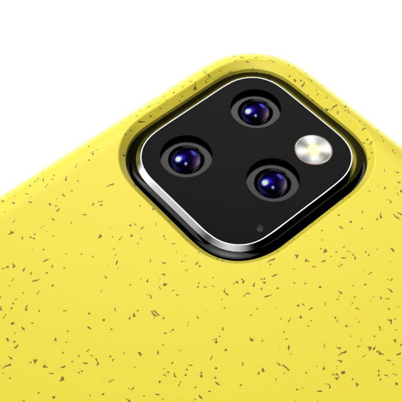 Kuori iPhone 11 Pro Max Punainen Musta Vehnän Oljen Muotoilu Suojakuori