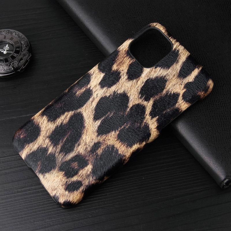 Kuori iPhone 11 Pro Max Valkoinen Leopardin Ihovaikutus Suojakuori