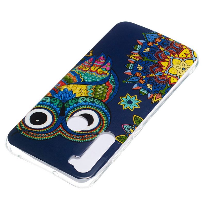 Case Kuoret Xiaomi Redmi Note 8 Puhelinkuoret Fluoresoiva Mandalapöllö