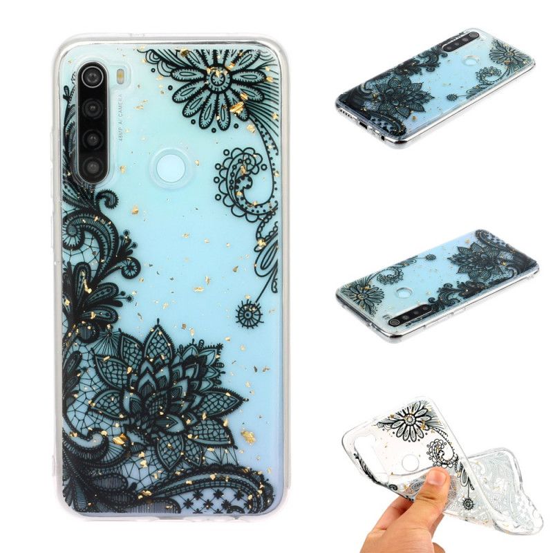 Case Kuoret Xiaomi Redmi Note 8 Puhelinkuoret Pitsi- Ja Paljettikukat