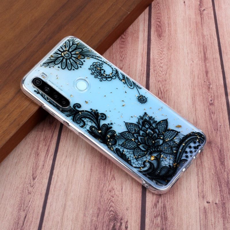 Case Kuoret Xiaomi Redmi Note 8 Puhelinkuoret Pitsi- Ja Paljettikukat