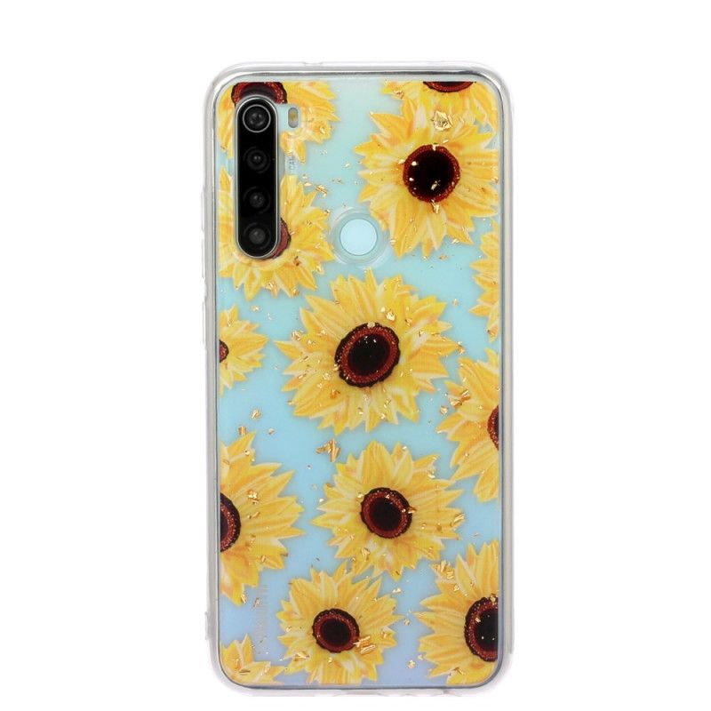 Case Kuoret Xiaomi Redmi Note 8 Puhelinkuoret Useita Auringonkukkia