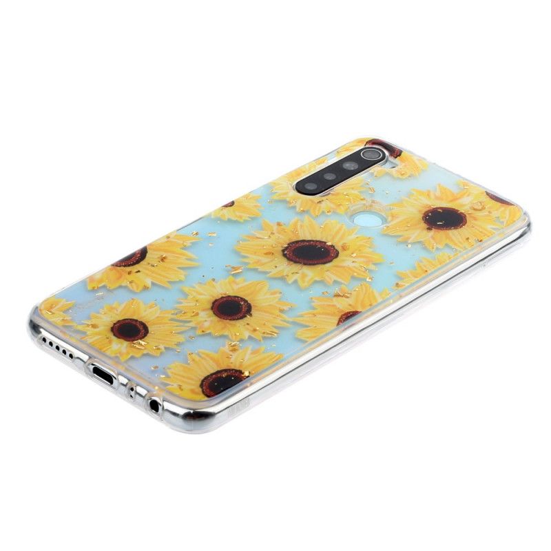 Case Kuoret Xiaomi Redmi Note 8 Puhelinkuoret Useita Auringonkukkia