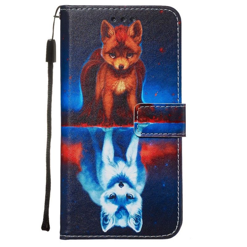 Flip Case Xiaomi Redmi Note 8 Heijastus Julien Koirasta Tangalla