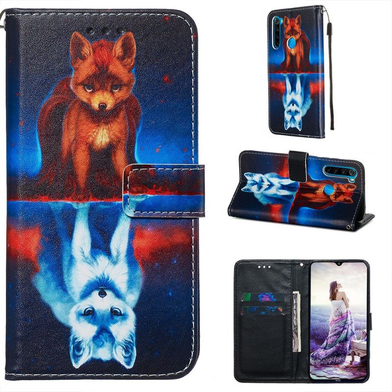 Flip Case Xiaomi Redmi Note 8 Heijastus Julien Koirasta Tangalla