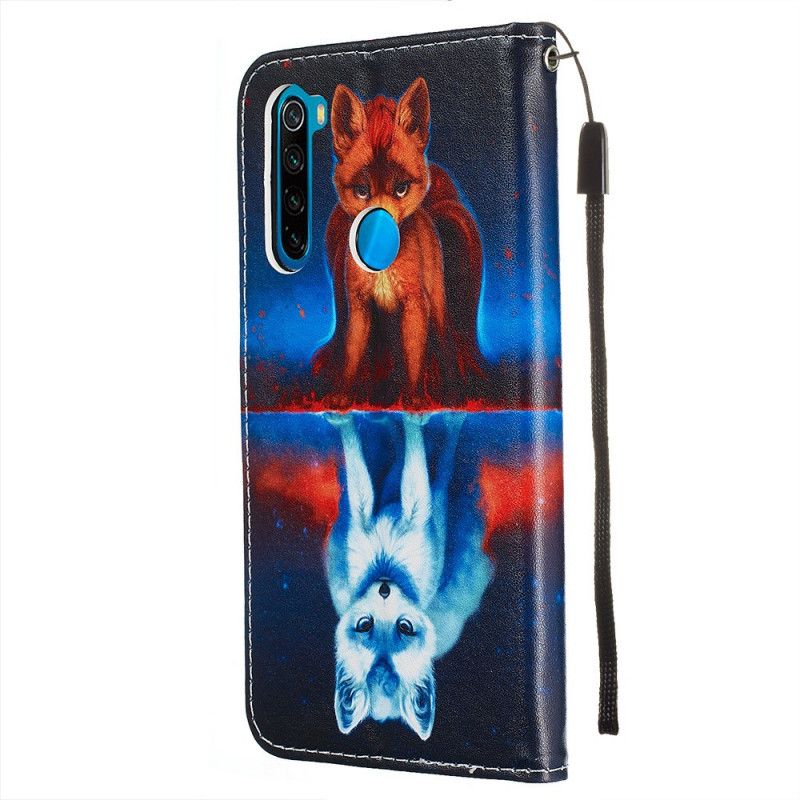 Flip Case Xiaomi Redmi Note 8 Heijastus Julien Koirasta Tangalla