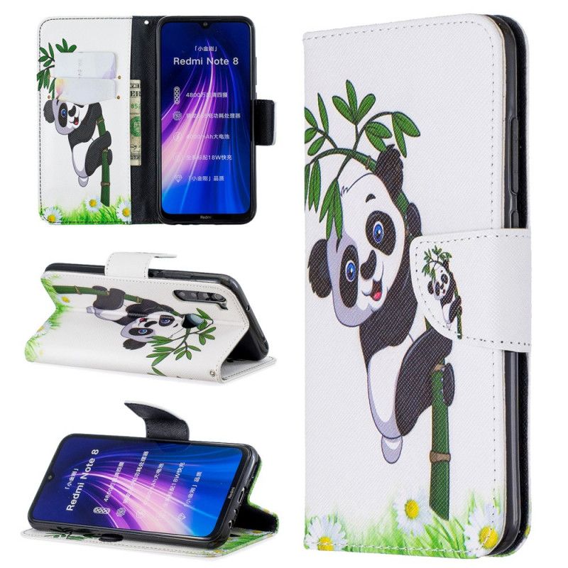 Flip Case Xiaomi Redmi Note 8 Panda Bambulla