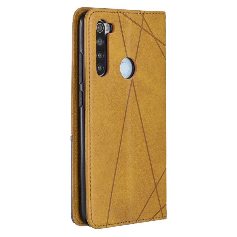 Flip Kotelot Xiaomi Redmi Note 8 Harmaa Musta Taiteilijan Tyyli