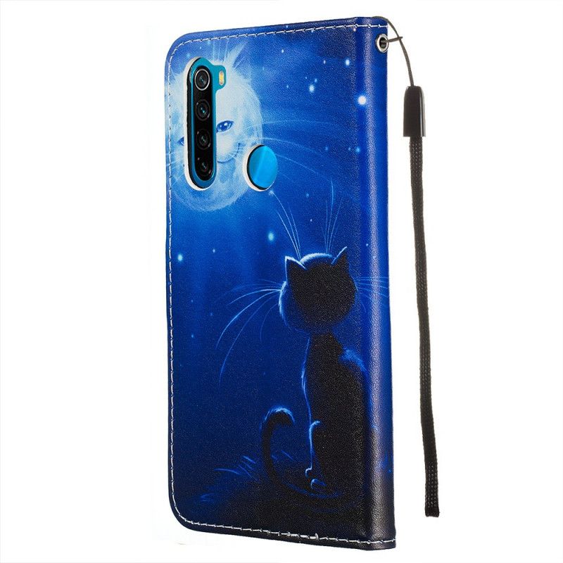 Kotelot Xiaomi Redmi Note 8 Kissa Kuutamoissa Tangoilla Suojakuori