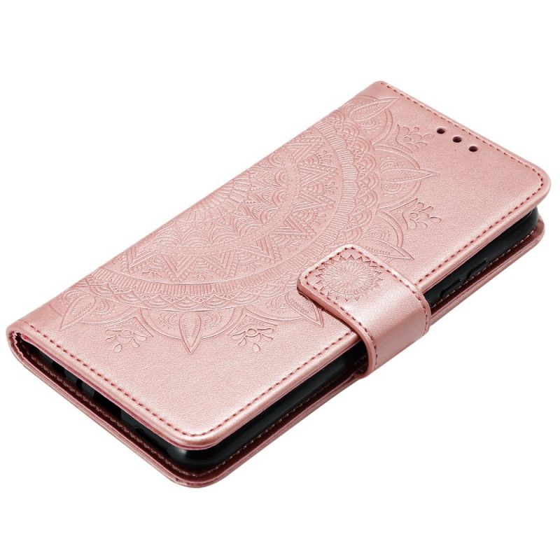 Kotelot Xiaomi Redmi Note 8 Magenta Harmaa Aurinko Mandala