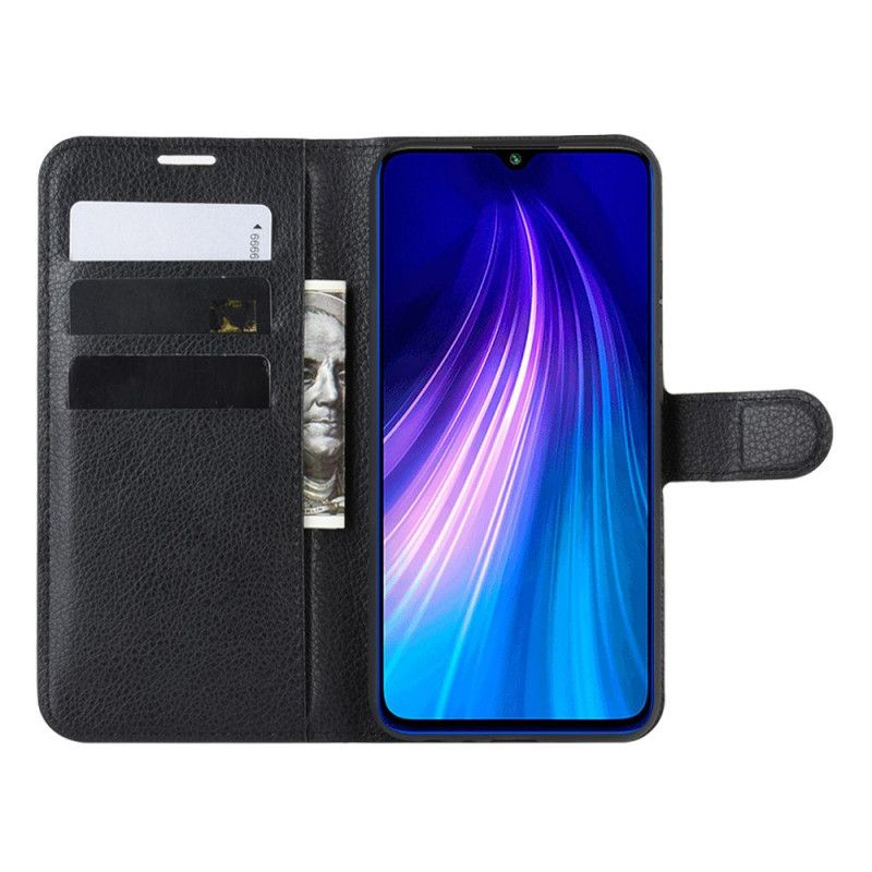 Kotelot Xiaomi Redmi Note 8 Valkoinen Musta Klassikko