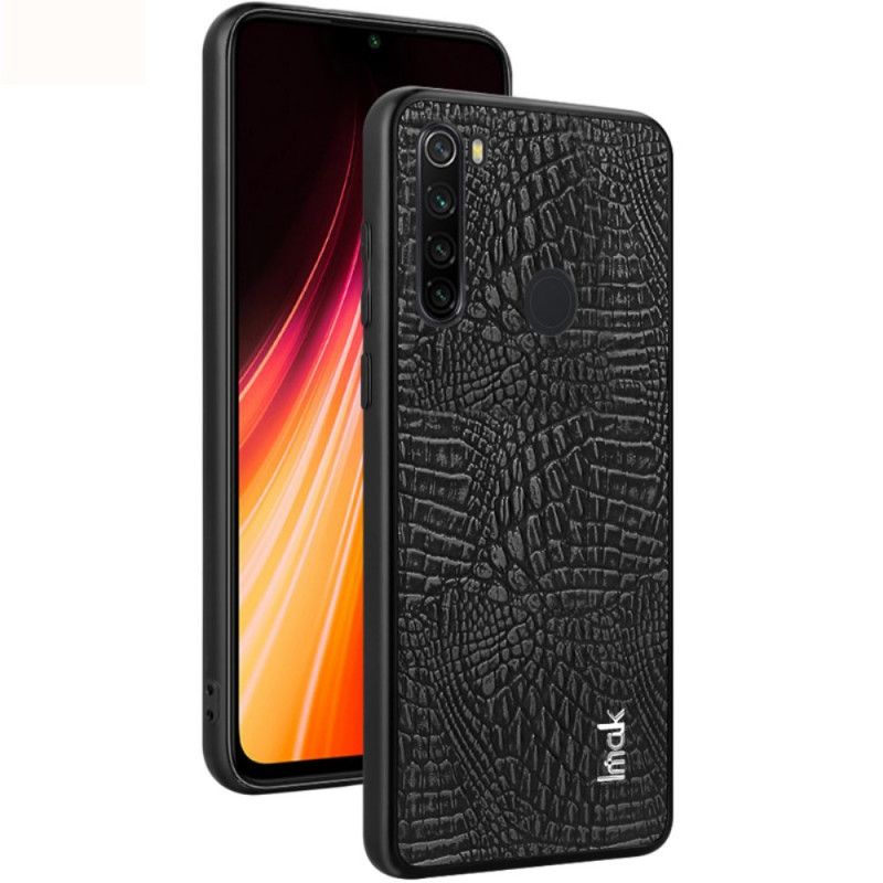 Kuori Xiaomi Redmi Note 8 Harmaa Musta Imak Croco -Sarja Suojakuori