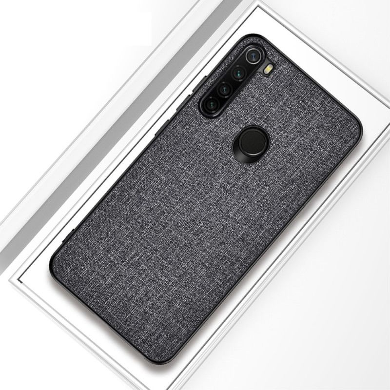 Kuori Xiaomi Redmi Note 8 Harmaa Musta Kankaan Rakenne Suojakuori