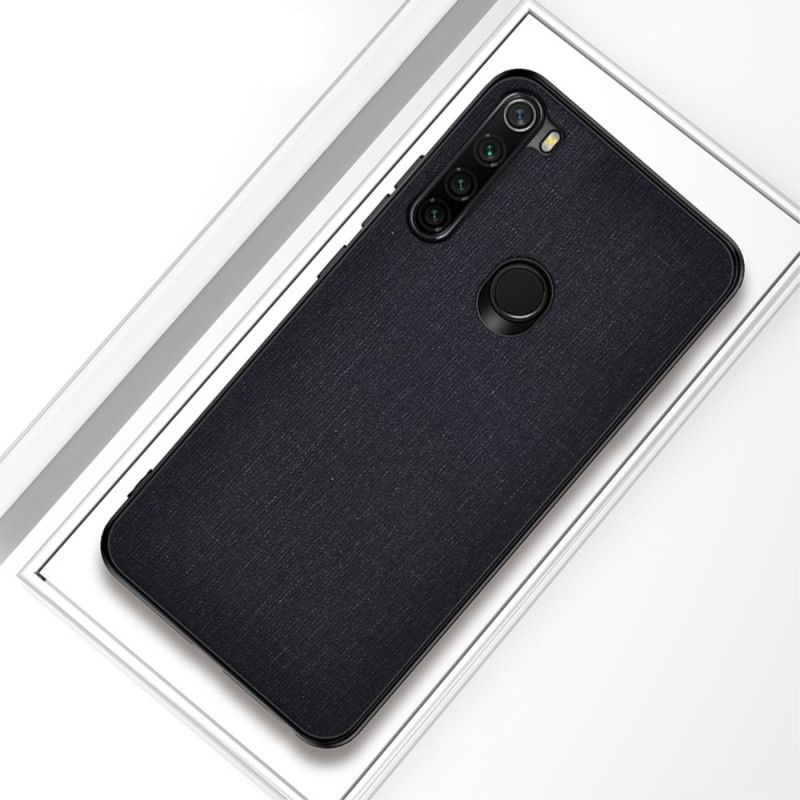 Kuori Xiaomi Redmi Note 8 Harmaa Musta Kankaan Rakenne Suojakuori