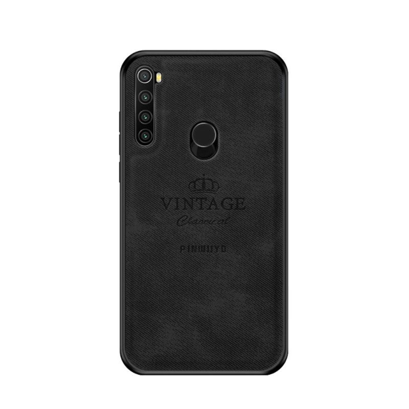 Kuori Xiaomi Redmi Note 8 Harmaa Musta Kunniallinen Vintage Pinwuyo Suojakuori