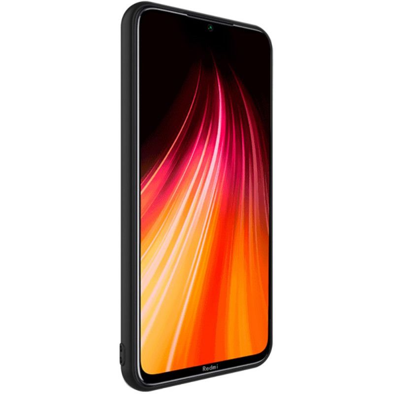 Kuori Xiaomi Redmi Note 8 Harmaa Musta Silkkisarja