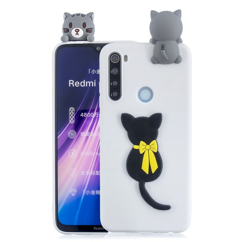 Kuori Xiaomi Redmi Note 8 Ihana 3D Pillu